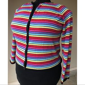 🌈Rainbow colored cardigan from White Stag